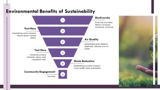 Green Initiatives Cost Savings And Benefits PPT Mockup AT Graphical Compatible