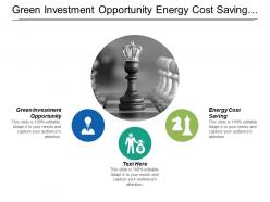 Green investment opportunity energy cost saving green energy