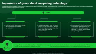 Green IT Powerpoint Presentation Slides Images Professional