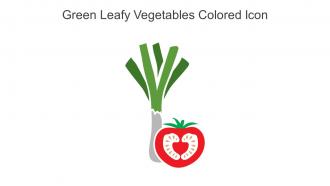 Green Leafy Vegetables Colored Icon In Powerpoint Pptx Png And Editable Eps Format