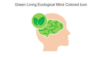 Green Living Ecological Mind Colored Icon In Powerpoint Pptx Png And Editable Eps Format