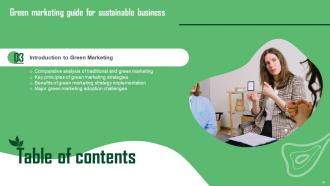 Green Marketing Guide For Sustainable Business Powerpoint Presentation Slides MKT CD Graphical Slides