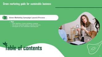 Green Marketing Guide For Sustainable Business Powerpoint Presentation Slides MKT CD Content Ready Idea