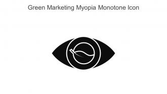 Green Marketing Myopia Monotone Icon In Powerpoint Pptx Png And Editable Eps Format