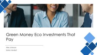 Green Money Eco Investments That Pay PPT Presentation AT