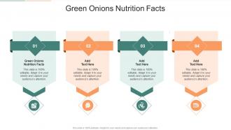 Green Onions Nutrition Facts In Powerpoint And Google Slides Cpb