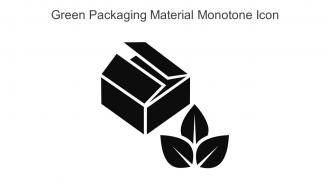 Green Packaging Material Monotone Icon In Powerpoint Pptx Png And Editable Eps Format