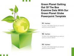 Green planet getting out of the box examine data with our green planet globe template