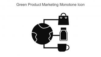 Green Product Marketing Monotone Icon In Powerpoint Pptx Png And Editable Eps Format