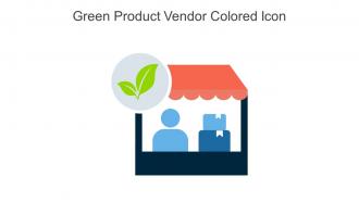 Green Product Vendor Colored Icon In Powerpoint Pptx Png And Editable Eps Format