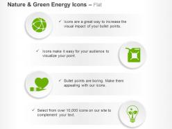 Green revolution power production nature safety ppt icons graphics