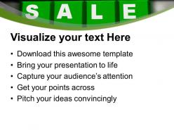 Green sale word on keyboard powerpoint templates ppt themes and graphics 0213