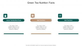 Green Tea Nutrition Facts In Powerpoint And Google Slides Cpb