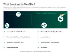 Green Technology What Solutions Do We Offer Valuable Materials Ppt Powerpoint Files