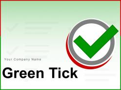 Green Tick Businessman Marking Customer Evaluating Square Representing Circle