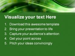 Green veil of spring concept abstract powerpoint templates and powerpoint backgrounds 0811