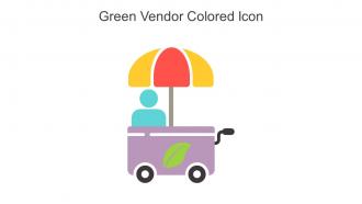 Green Vendor Colored Icon In Powerpoint Pptx Png And Editable Eps Format