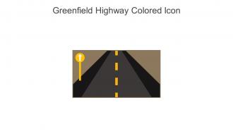 Greenfield Highway Colored Icon In Powerpoint Pptx Png And Editable Eps Format