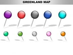 Greenland country powerpoint maps