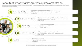 Greenwashing Vs Green Marketing Benefits Of Green Marketing Strategy Implementation MKT SS V
