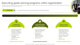 Greenwashing Vs Green Marketing Executing Green Pricing Programs Within Organization MKT SS V