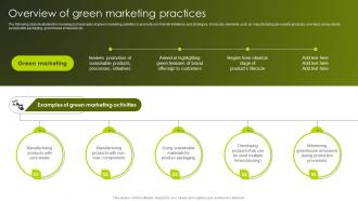 Greenwashing Vs Green Marketing Overview Of Green Marketing Practices MKT SS V