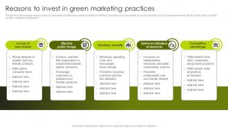 Greenwashing Vs Green Marketing Reasons To Invest In Green Marketing Practices MKT SS V