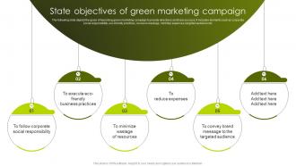 Greenwashing Vs Green Marketing State Objectives Of Green Marketing Campaign MKT SS V