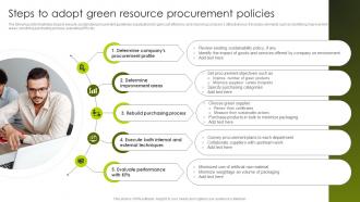 Greenwashing Vs Green Marketing Steps To Adopt Green Resource Procurement Policies MKT SS V