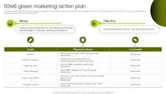 Greenwashing Vs Green Marketing Toms Green Marketing Action Plan MKT SS V