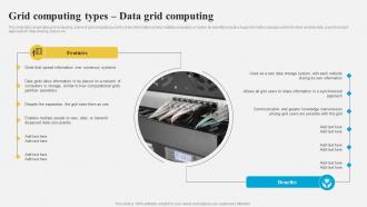 Grid Computing Architecture Grid Computing Types Data Grid Computing