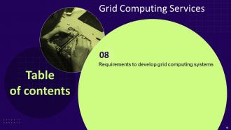 Grid Computing Services Powerpoint Presentation Slides Pre-designed Visual