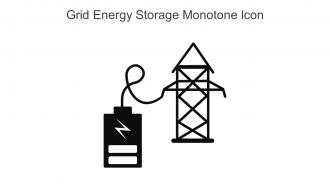 Grid Energy Storage Monotone Icon In Powerpoint Pptx Png And Editable Eps Format
