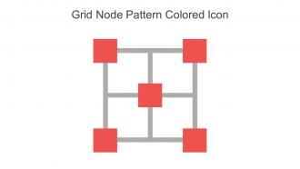 Grid Node Pattern Colored Icon In Powerpoint Pptx Png And Editable Eps Format