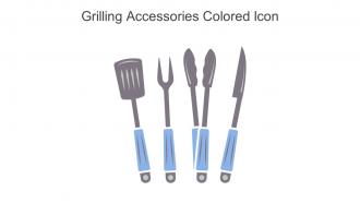 Grilling Accessories Colored Icon In Powerpoint Pptx Png And Editable Eps Format