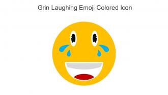 Grin Laughing Emoji Colored Icon In Powerpoint Pptx Png And Editable Eps Format