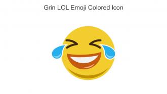 Grin Lol Emoji Colored Icon In Powerpoint Pptx Png And Editable Eps Format