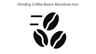 Grinding Coffee Beans Monotone Icon In Powerpoint Pptx Png And Editable Eps Format