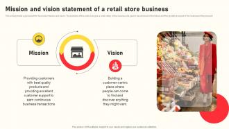 Grocery Business Plan Mission And Vision Statement Of A Retail Store Business BP SS