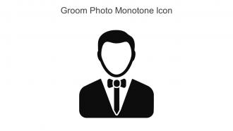 Groom Photo Monotone Icon In Powerpoint Pptx Png And Editable Eps Format