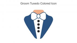 Groom Tuxedo Colored Icon In Powerpoint Pptx Png And Editable Eps Format