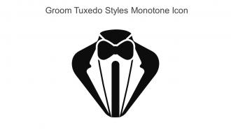 Groom Tuxedo Styles Monotone Icon In Powerpoint Pptx Png And Editable Eps Format