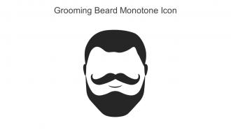 Grooming Beard Monotone Icon In Powerpoint Pptx Png And Editable Eps Format