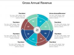 Gross annual revenue ppt powerpoint presentation gallery outline cpb