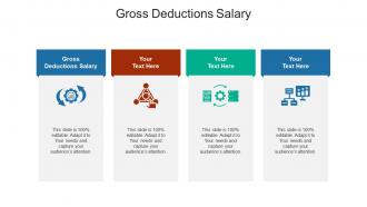 Gross deductions salary ppt powerpoint presentation show file formats cpb