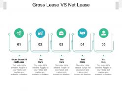 Gross lease vs net lease ppt powerpoint presentation visual aids diagrams cpb