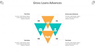 Gross loans advances ppt powerpoint presentation ideas cpb