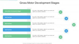 Gross Motor Development Stages In Powerpoint And Google Slides Cpb