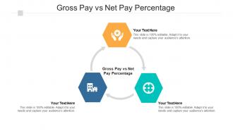 Gross pay vs net pay percentage ppt powerpoint presentation icon structure cpb