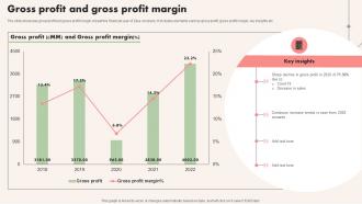 Gross Profit And Gross Profit Margin Apparel Company Profile CP SS V
